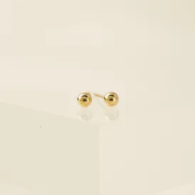 3mm Ball Gold-Filled Stud Earrings