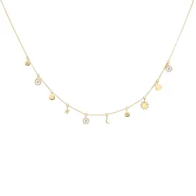 ALL THE PRETTY LITTLE THINGS NECKLACE - GOLD