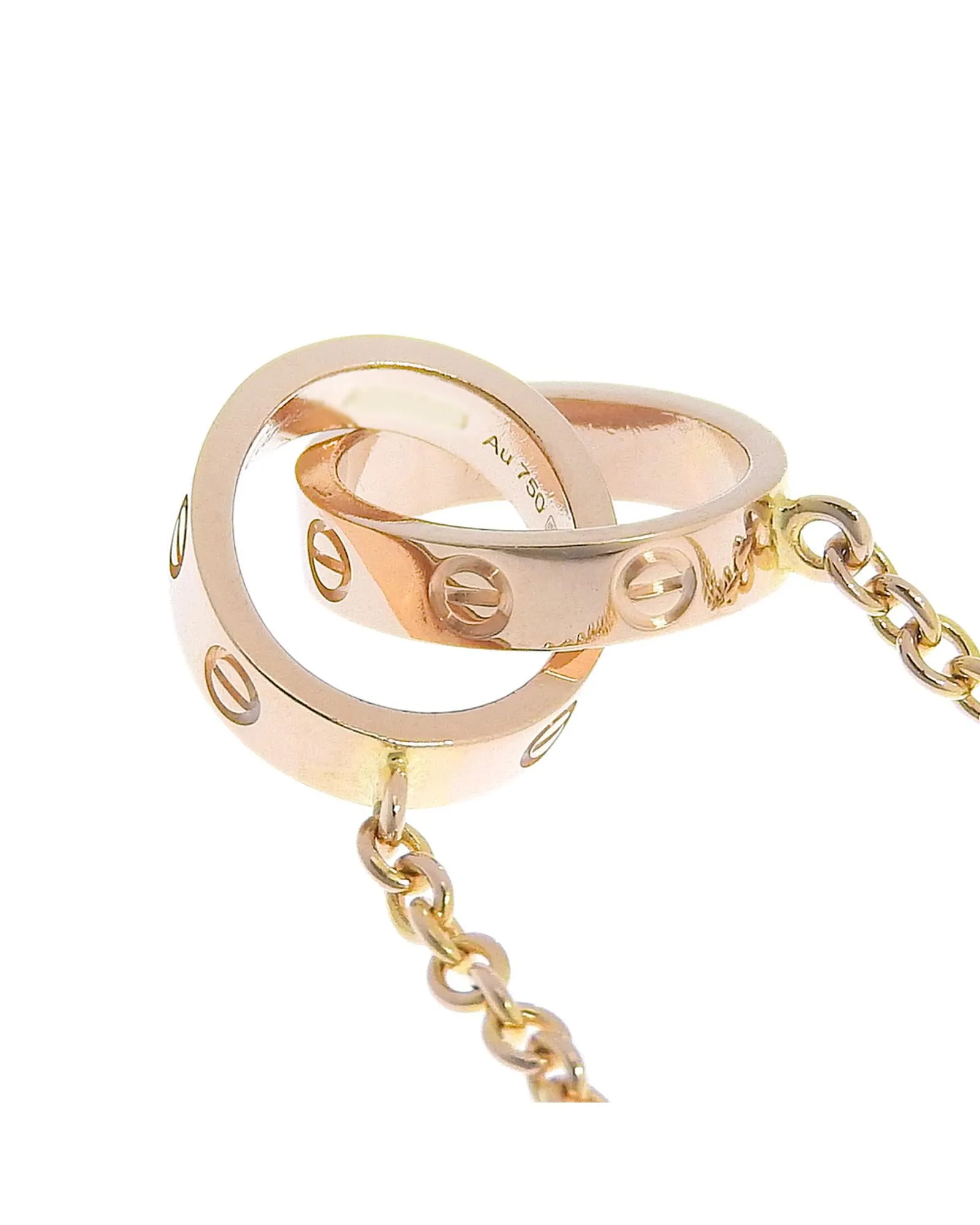 Authentic Cartier Pink Gold Necklace for Women