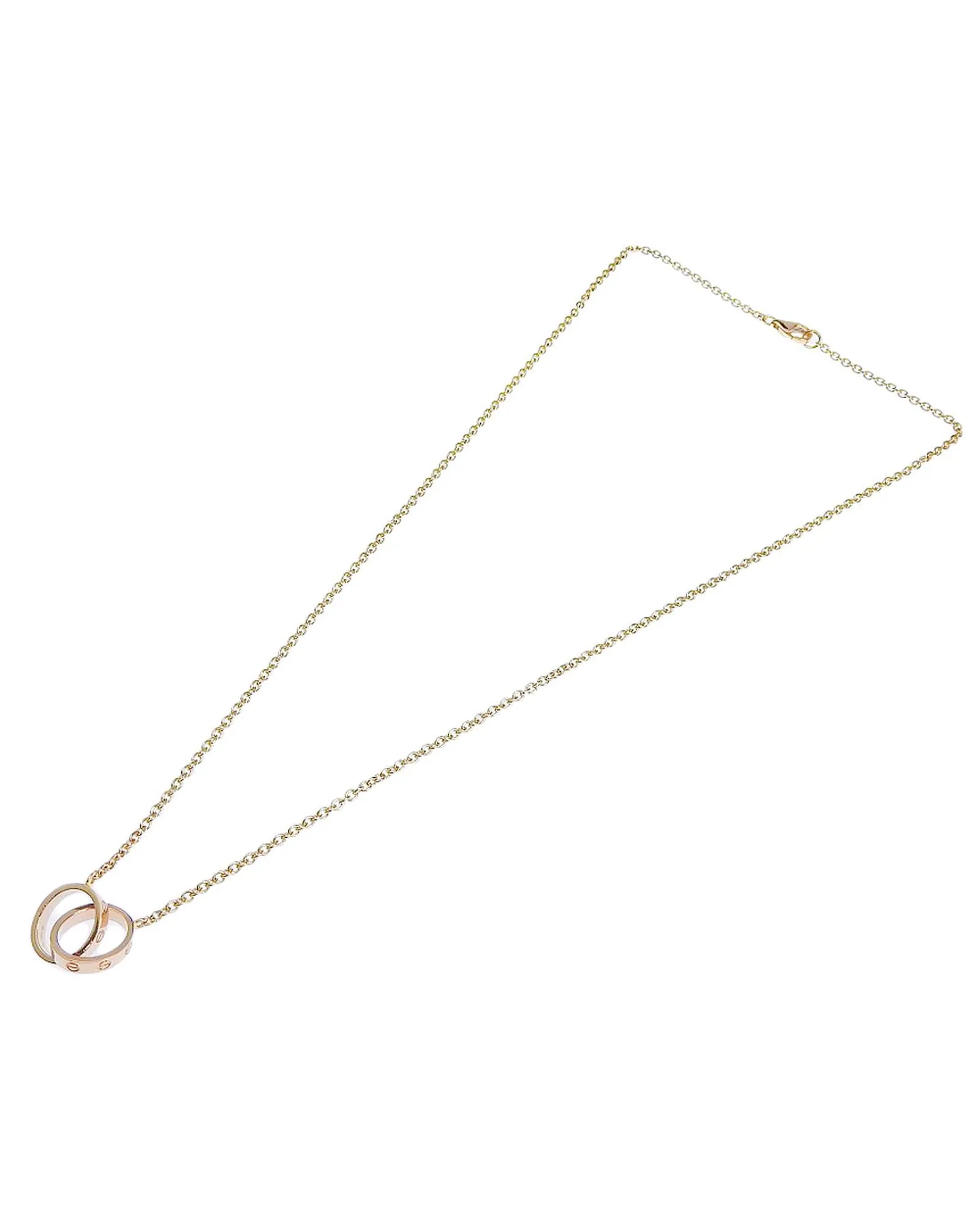 Authentic Cartier Pink Gold Necklace for Women