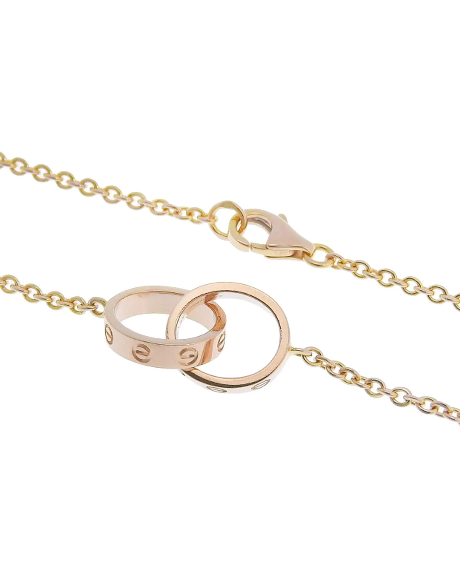 Authentic Cartier Pink Gold Necklace for Women