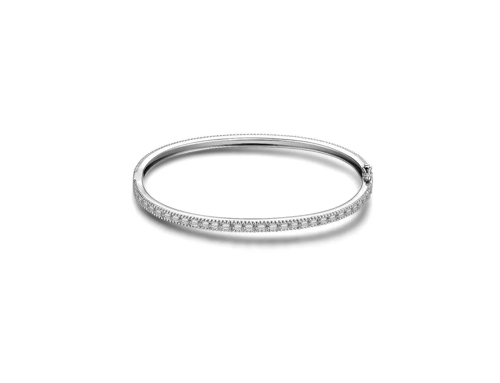 Baguette Diamond Bangle