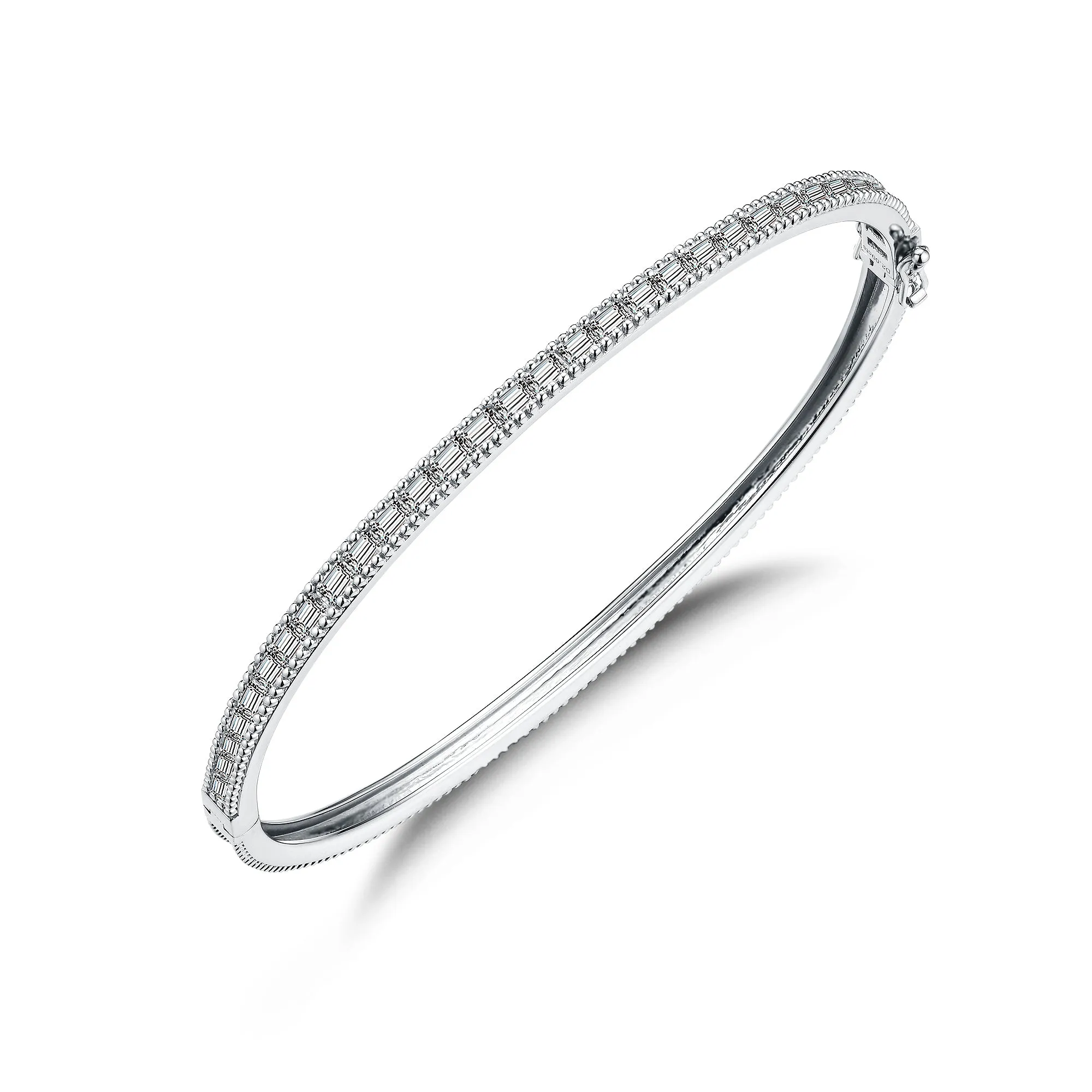 Baguette Diamond Bangle