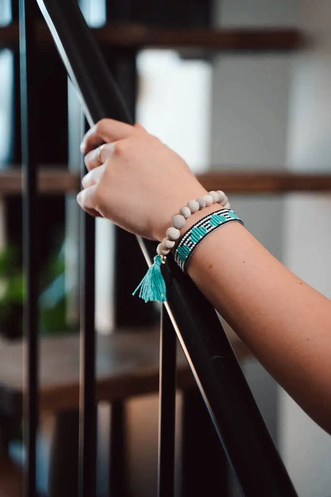 Beaded Heart Bracelet