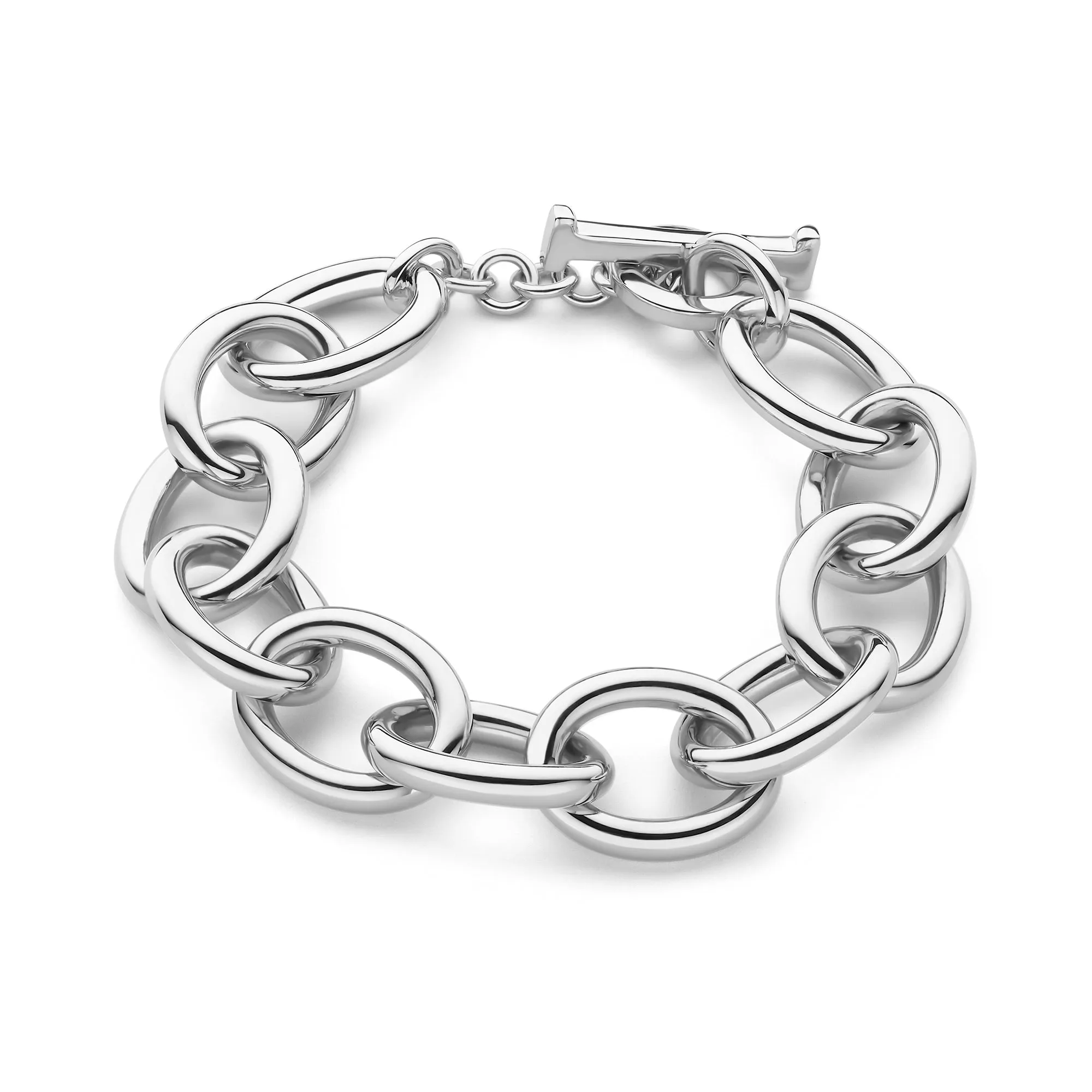 Bibbiena Poppi Adriane 925 sterling silver link bracelet