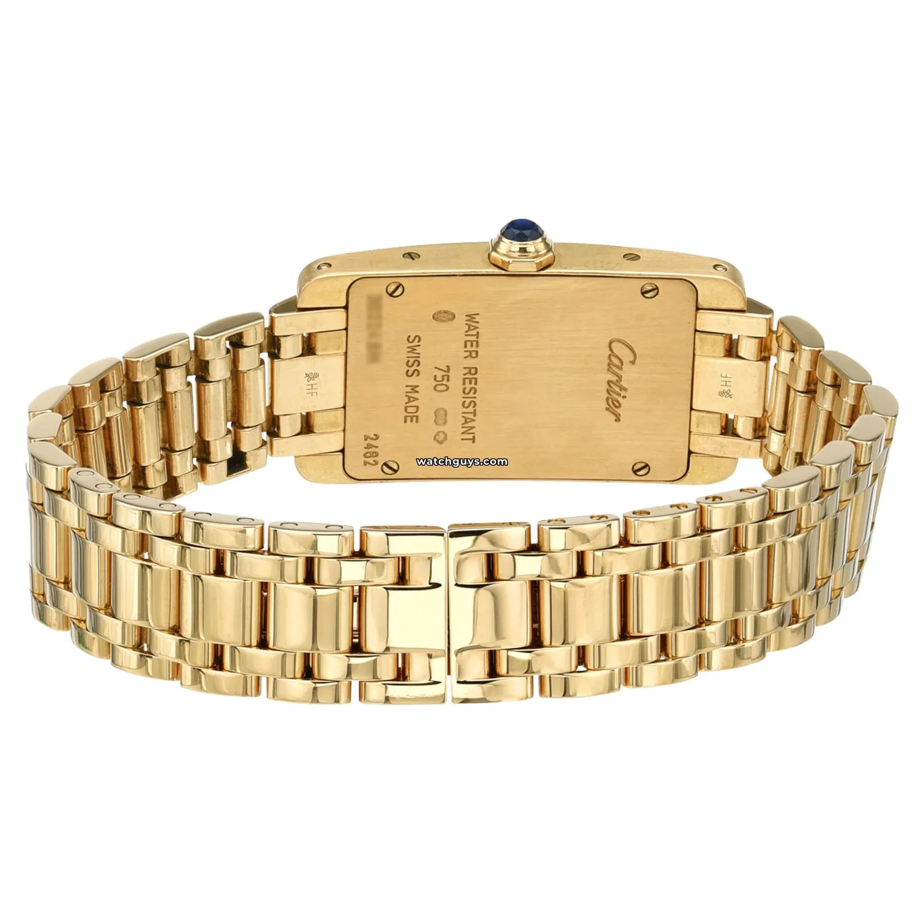 Cartier Tank Americaine W26015K2 Yellow Gold