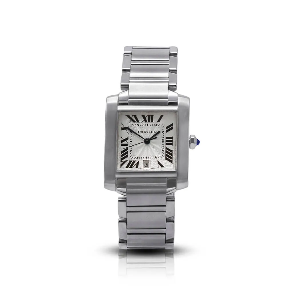 Cartier Tank Francaise Large Model Automatic Watch - Steel