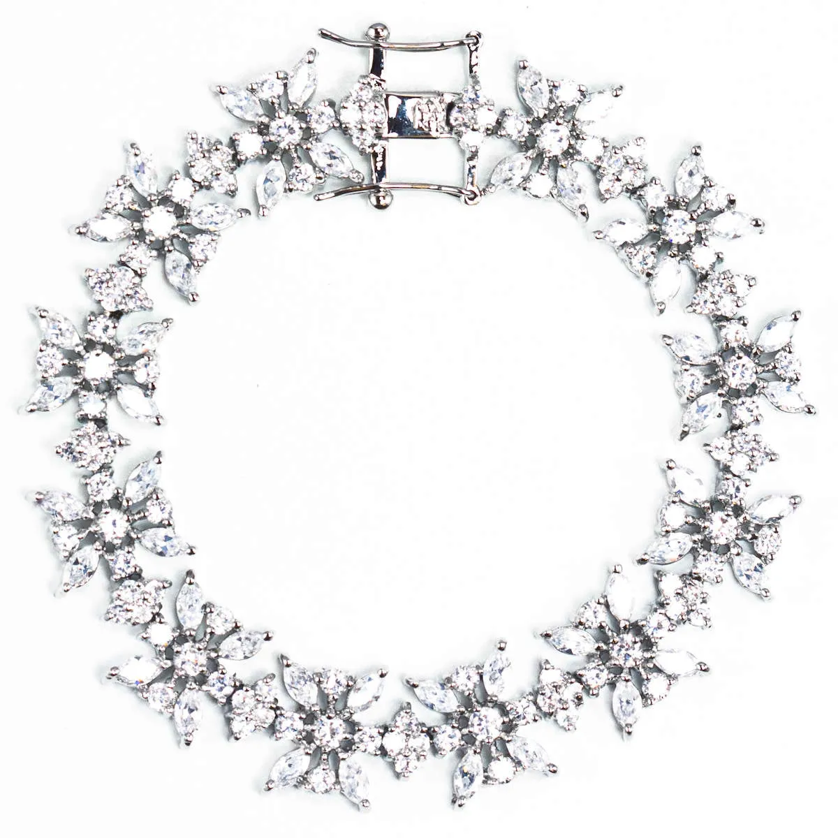 Cherise Art Deco Inspired Bridal Bracelet