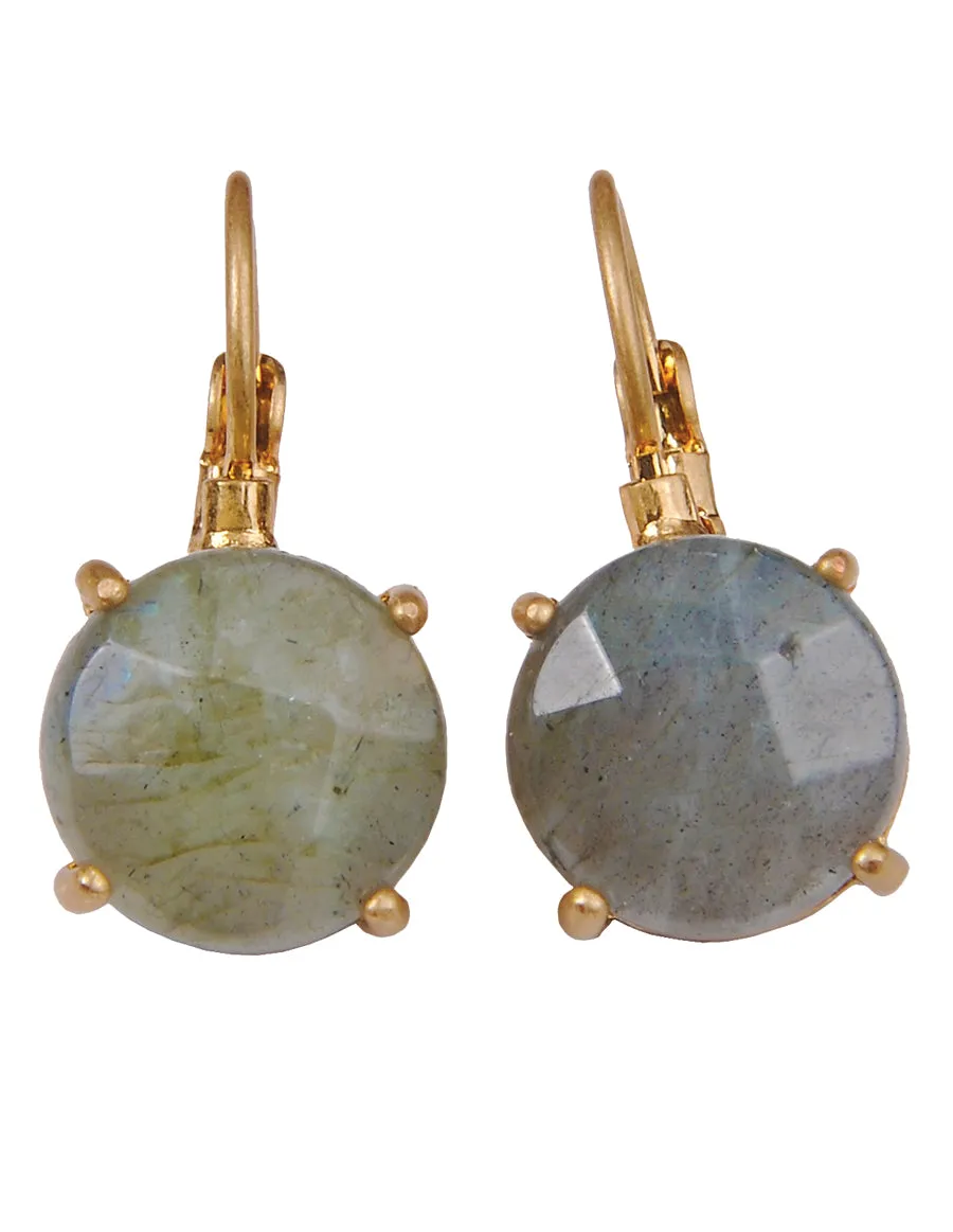 Gemstone Drop Earrings