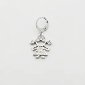 Girl Silver Charm CH-69