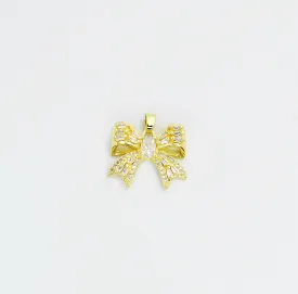 Gold Big Bow Charm CH-65