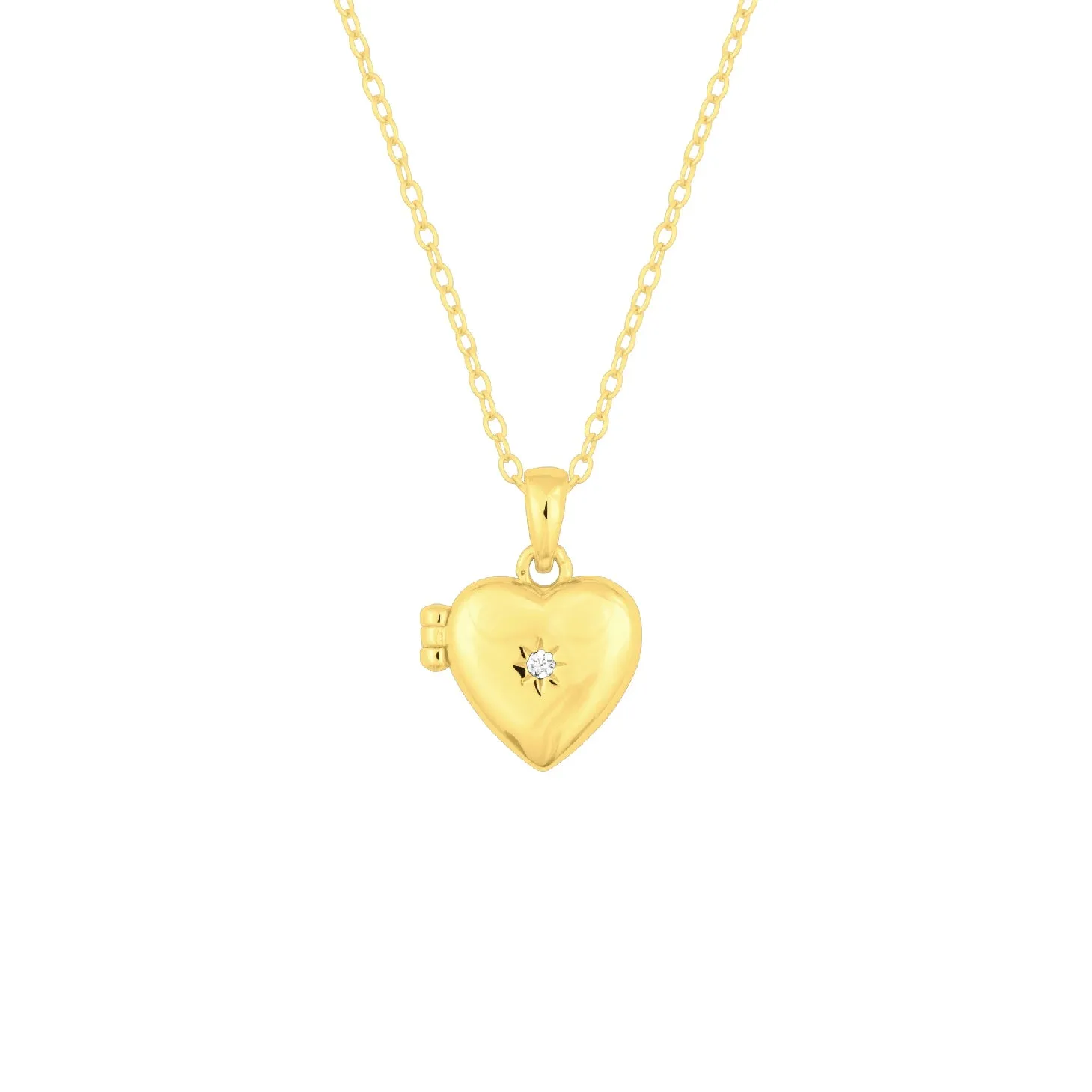 Heirloom Heart Locket-Gold