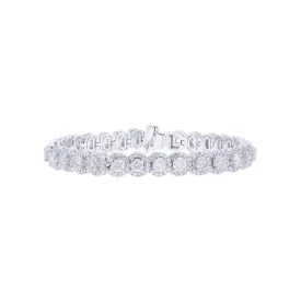 Kendall Halo Diamond Bracelet