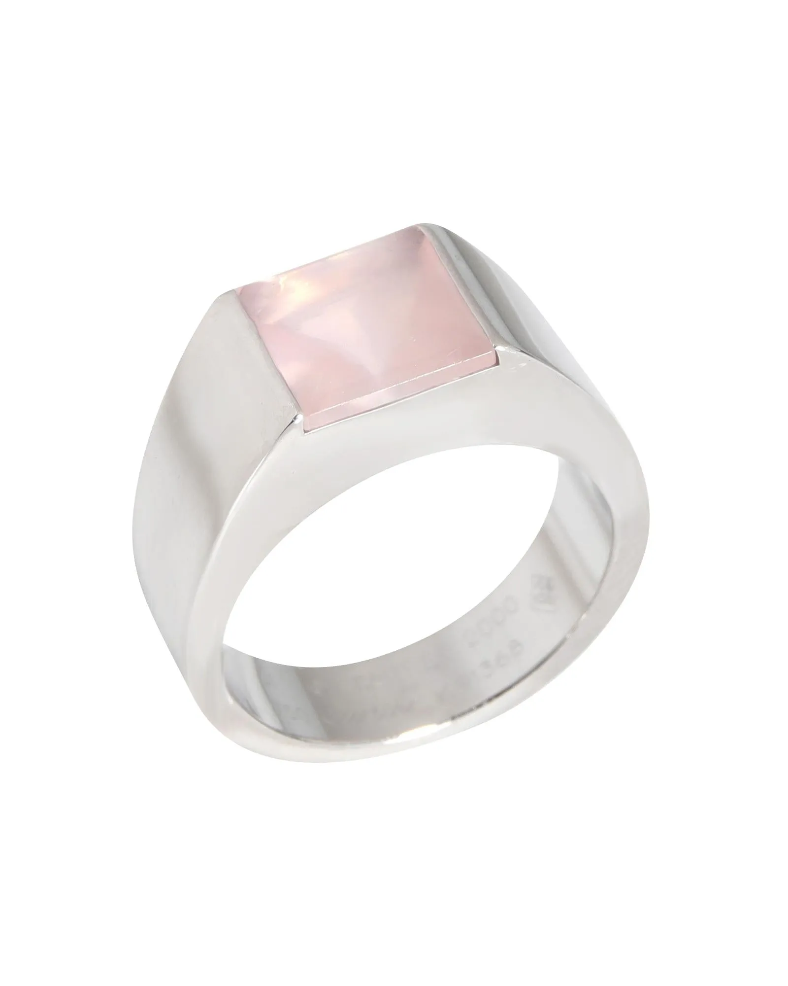 Moonstone Fashion Ring in 18K White Gold