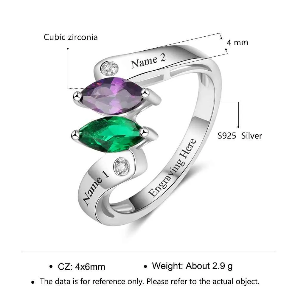 Personalized Love Promise Rings Trendy Ring Jewelry