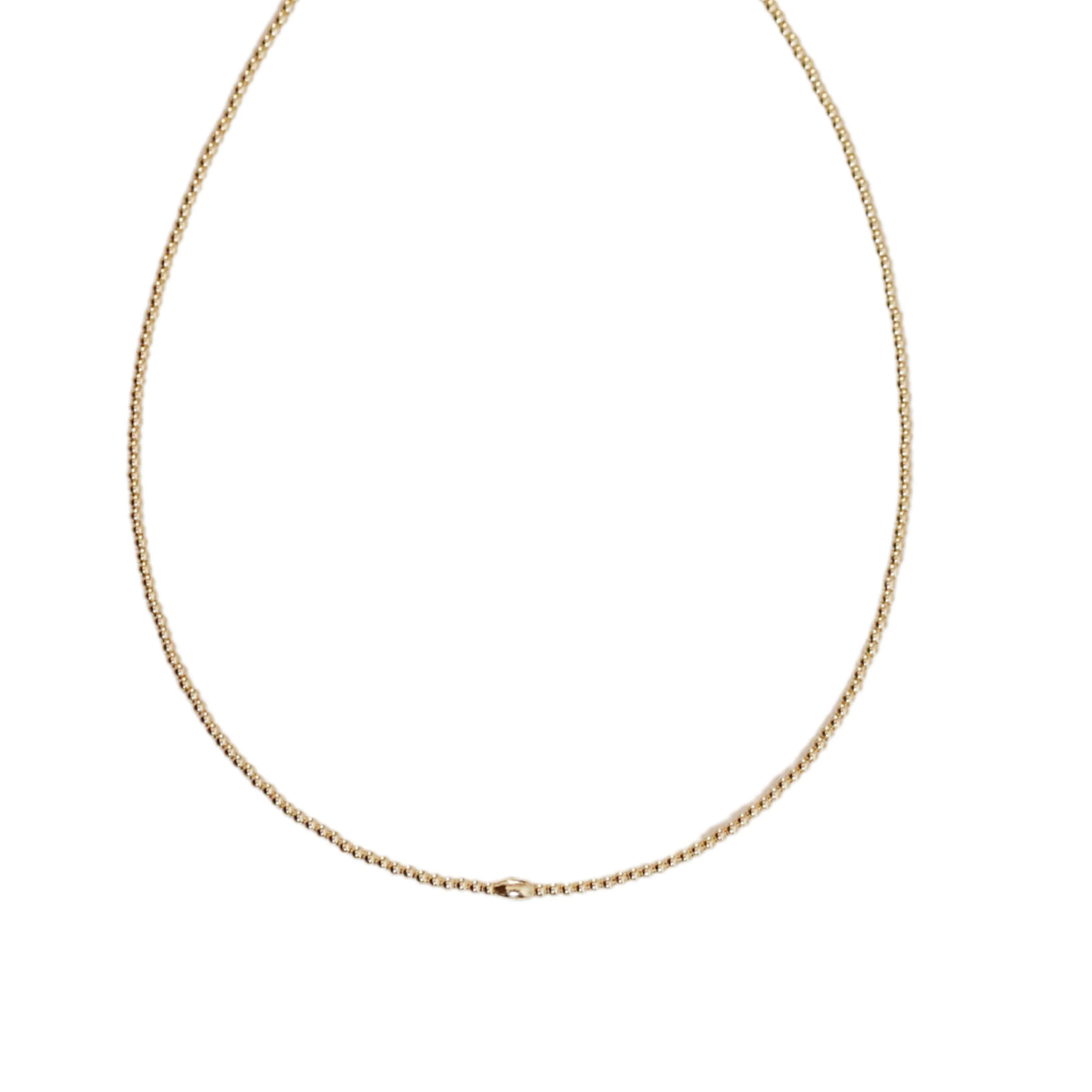 "KELLI" 14k gold-filled beaded Choker/Necklace