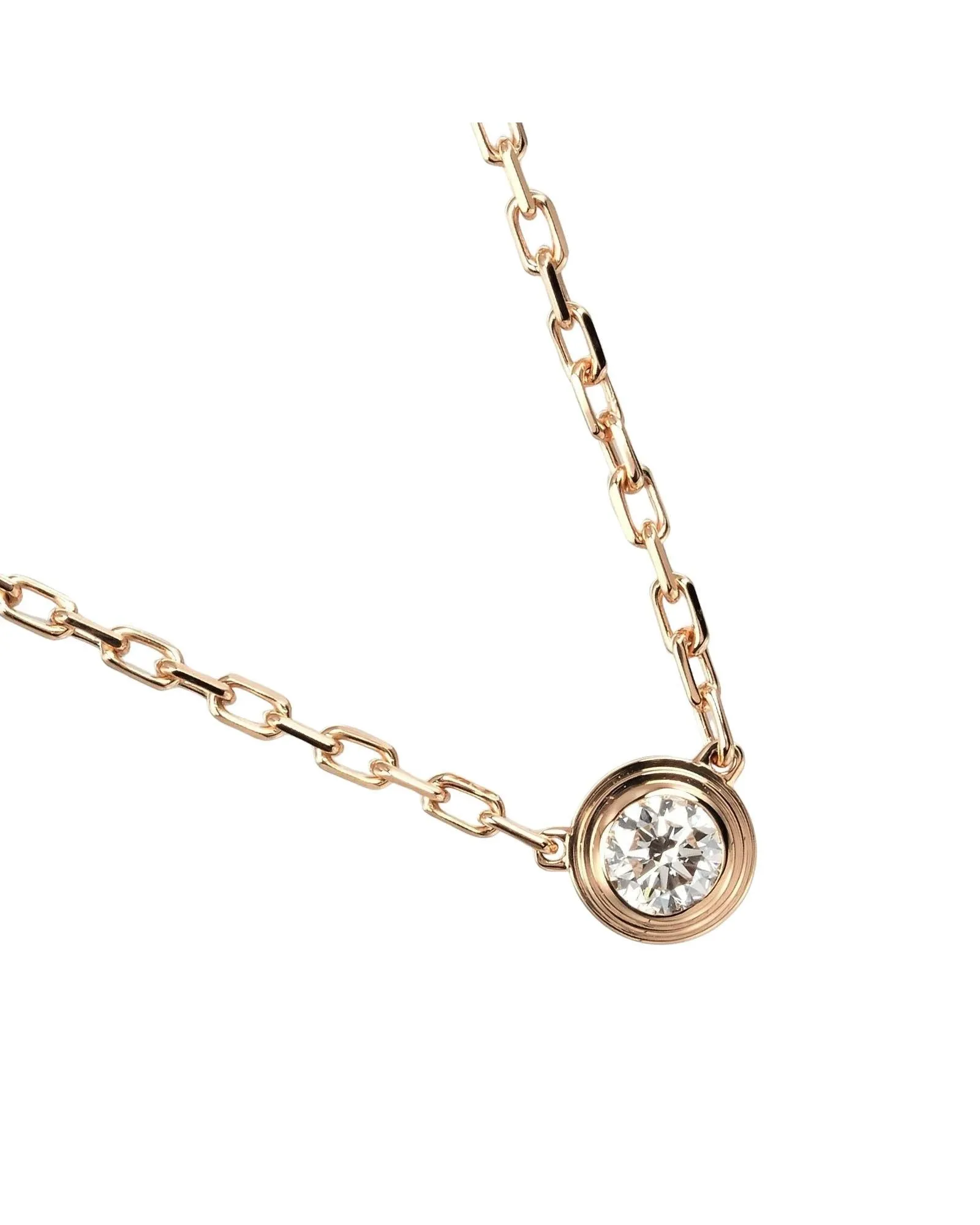 Rose Gold Necklace with Unique Design by Cartier