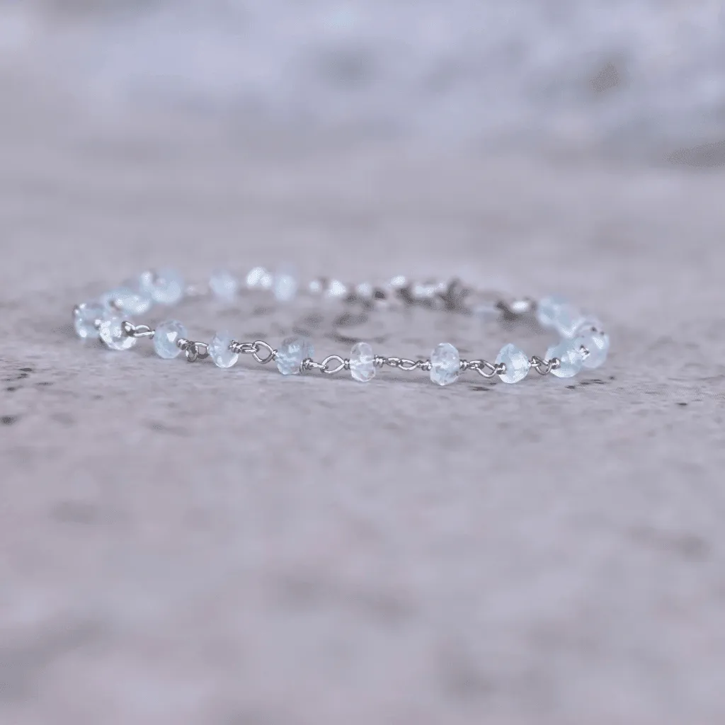 Soothing Rhythm  - Aquamarine Bracelets