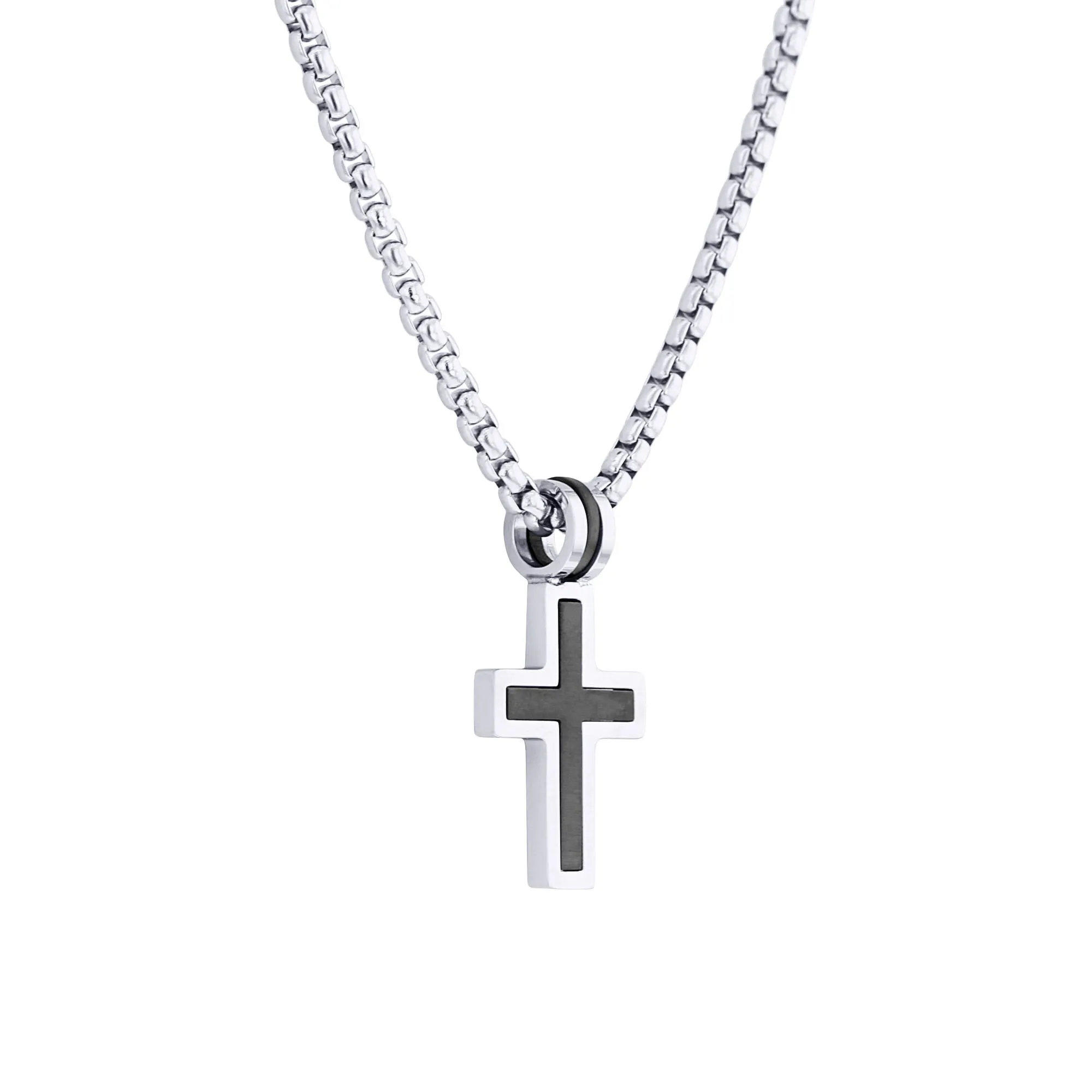 Virtue Stainless Steel Cross Necklace